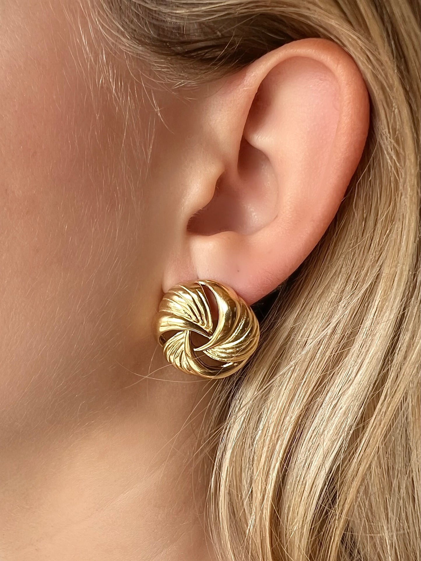 Boucles d'oreilles Vanille