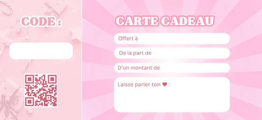 Carte cadeau