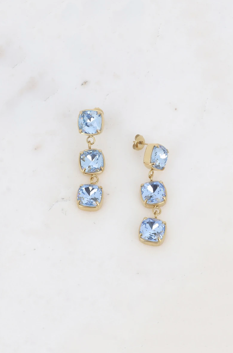 Boucles d'oreilles Cristaux