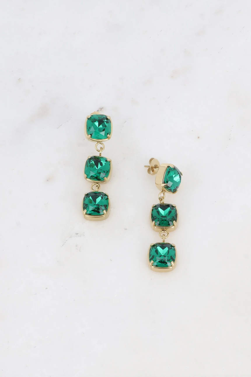 Boucles d'oreilles Cristaux