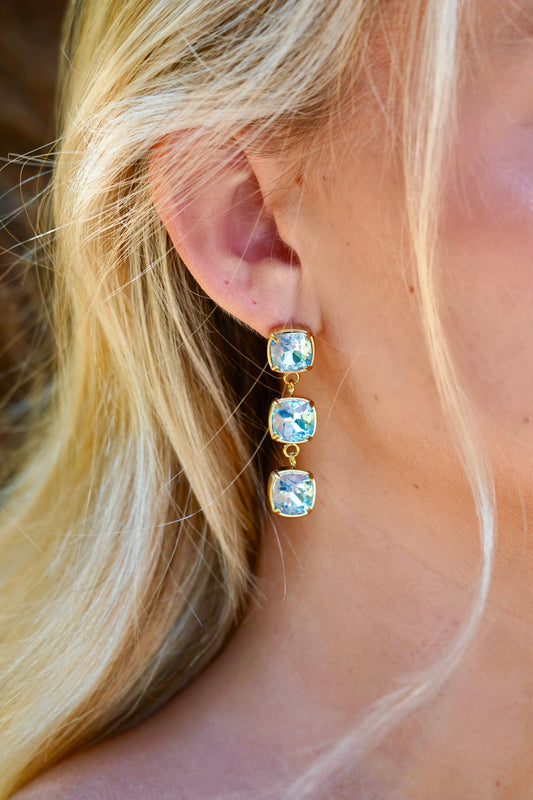 Boucles d'oreilles Cristaux