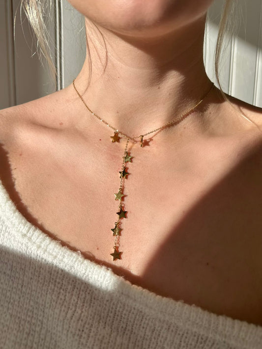 Collier pluies d'étoiles