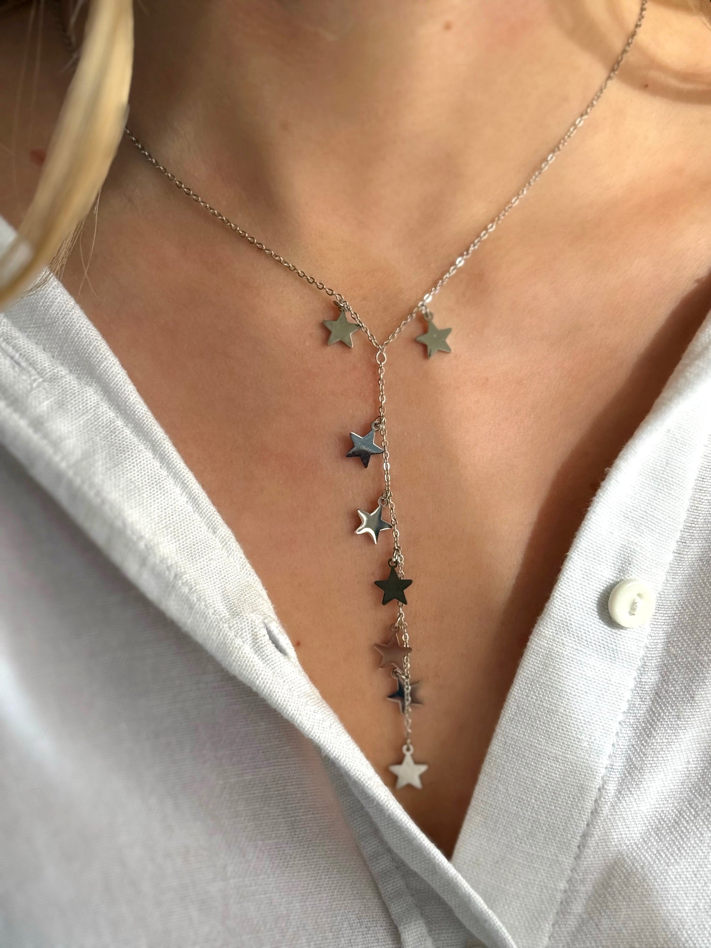 Collier pluies d'étoiles